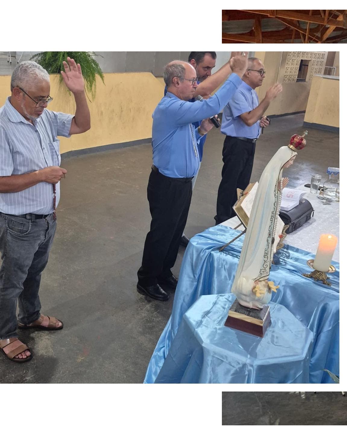 Encontro Diocesano do Terço dos Homens reúne fiéis no Santuário de Nossa Senhora de Fátima